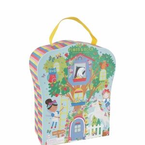 Floss & Rock 43P6364 Rainbow Fairy Play Box with Wooden Pieces